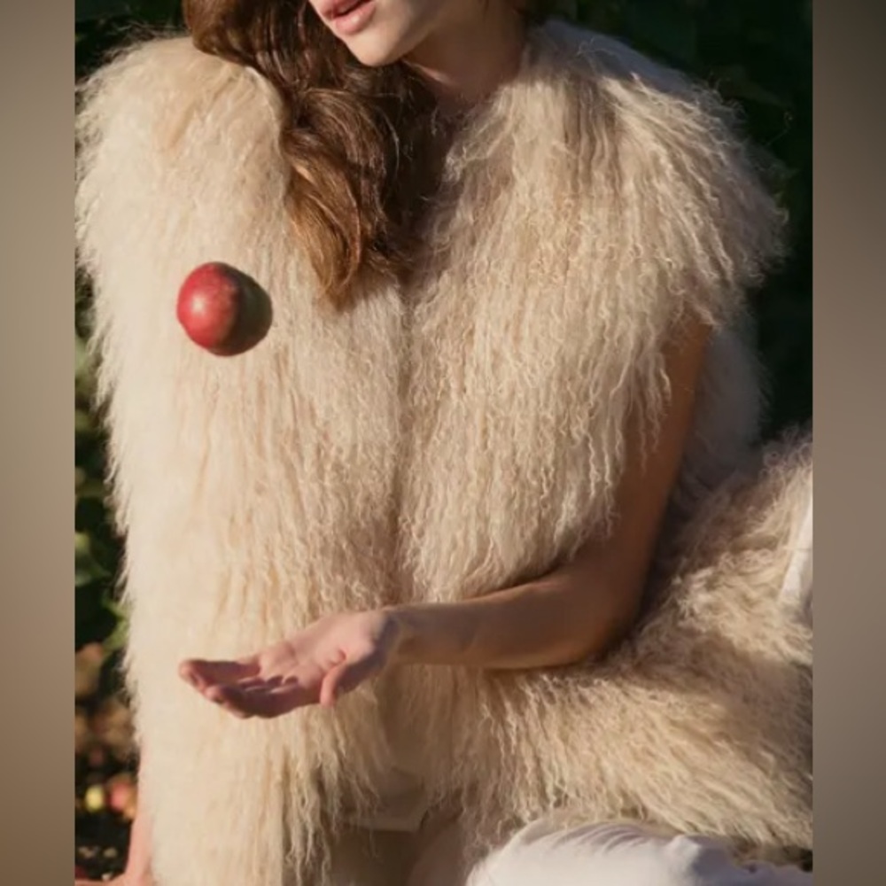Shearling Mongolian fur - Picture 1 of 7